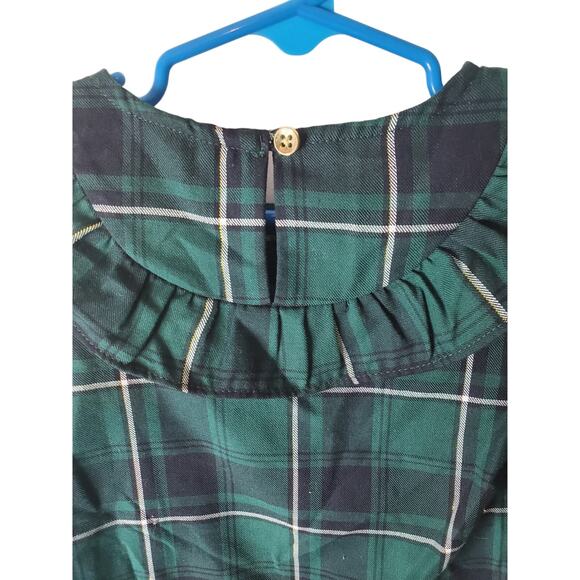 Carter's Black/Green Plaid Top, 2T, NWT - Picture 4 of 6